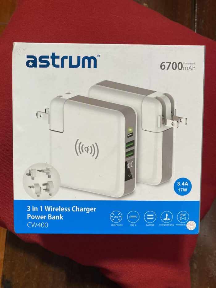 Astrum 3 in 1 Wireless Charger Power Bank