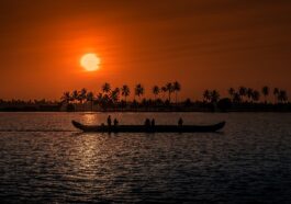 Sunset in Kerala