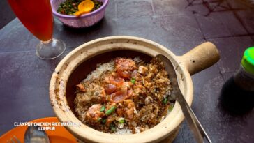Claypot chicken rice in Kuala Lumpur
