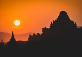 Sunset in Bagan by Sergio Capuzzimati via Unsplash
