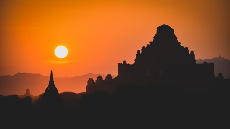 Sunset in Bagan by Sergio Capuzzimati via Unsplash