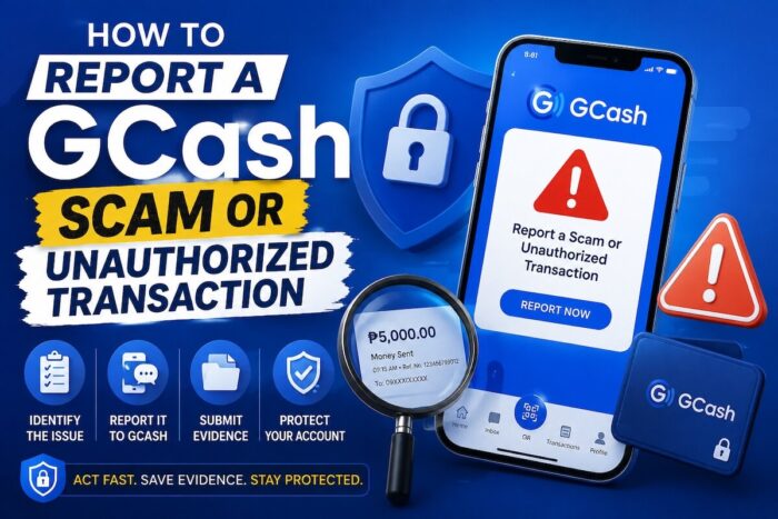 How to Report a GCash Scam or Unauthorized Transaction