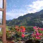 Banaue Rice Terraces view from Stairway Lodge and Restaurant