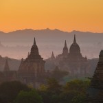 Sunrise over ancient Bagan, Myanmar