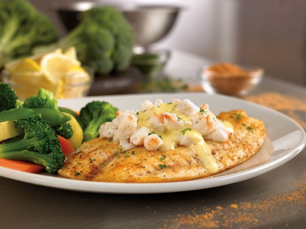 Crabmeat Topped Tilapia