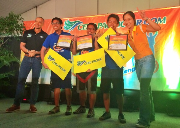 Team Tuklas from UP Diliman wins the Grand Prize at Cebu Pacific Juan for Fun Backpacker Challenge