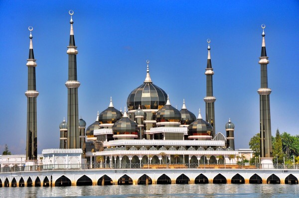 The Crystal Mosque in Kuala Terengganu