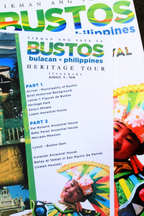 Bustos Travel Itinerary