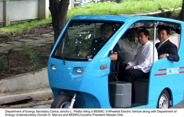Sec Petilla Riding Etaxi captioned