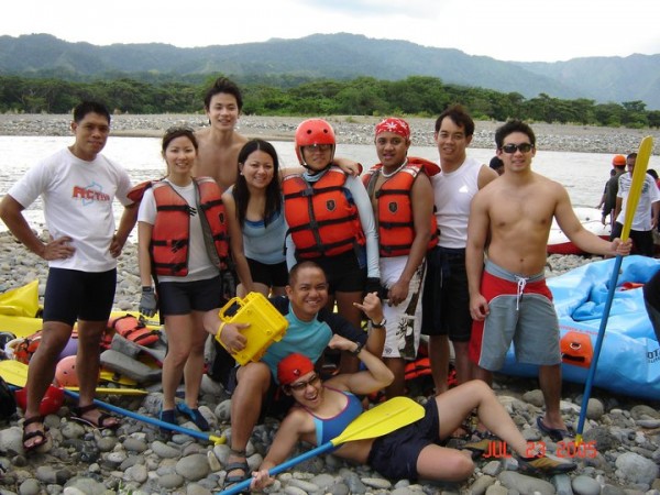 Whitewater Rafting with Fitness First Members 2005
