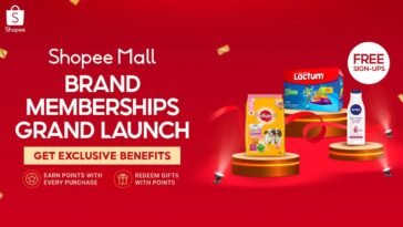 Shopee Mall Brand Memberships Grand Launch