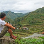 Ian in one of the rice terraces in Ifugao