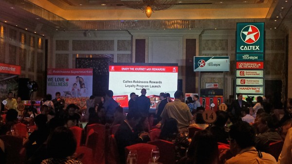 At the launching of Robinsons Retail-Chevron partnership at the Makati Shangri-La