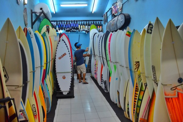 Surf Board Shops in Poppies Lane