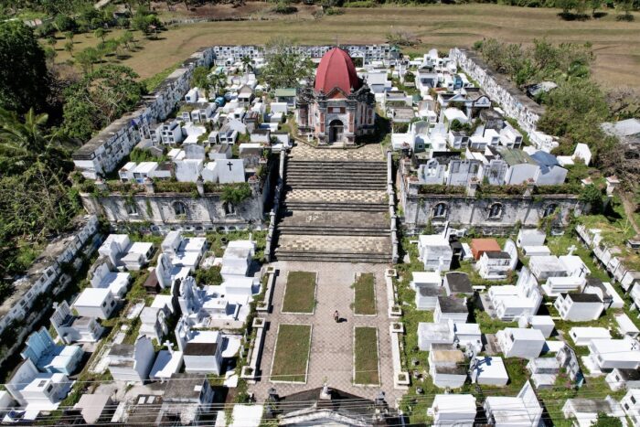 Drone Shot of Campo Santo de San Joaquin by Joshua Chua
