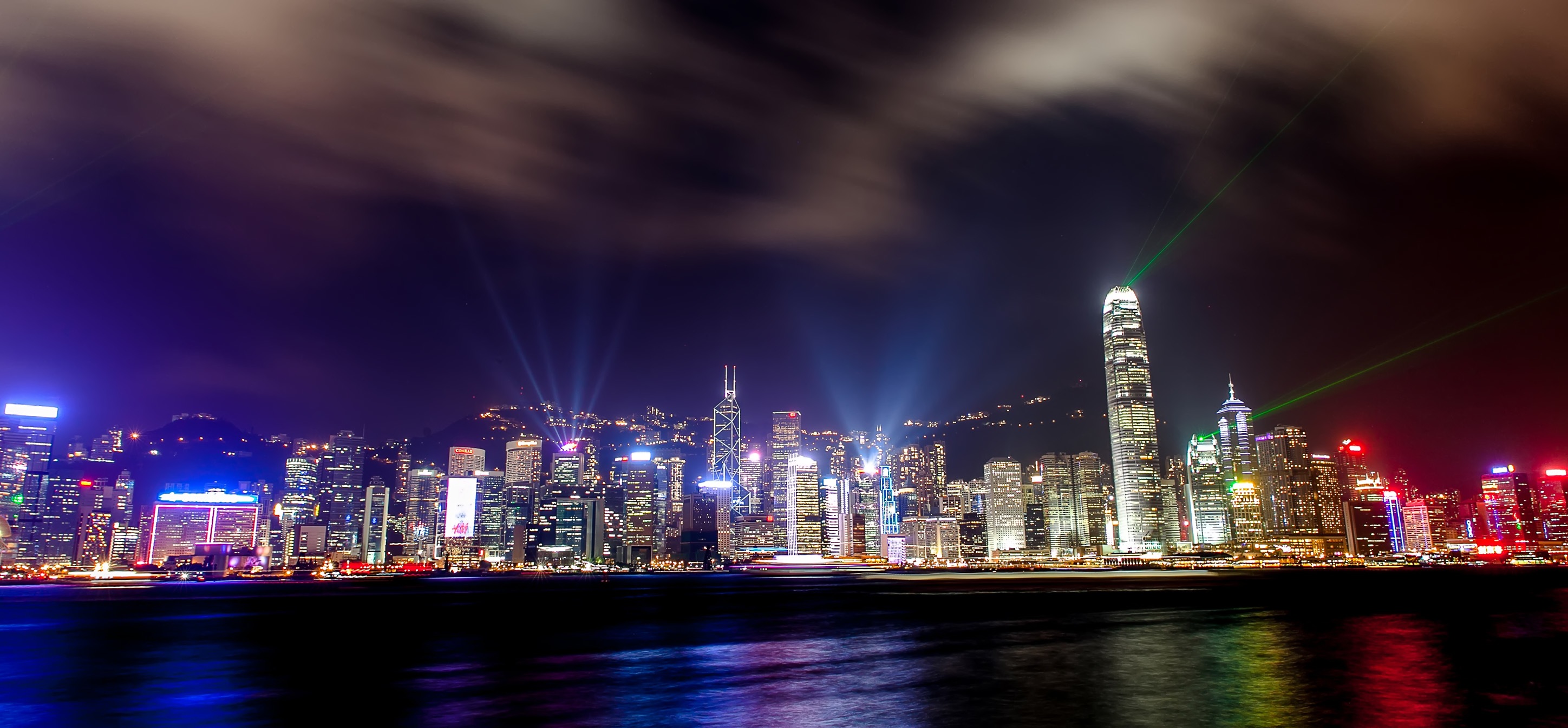 Hong Kong Skyline at night