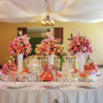 Elegant Wedding Flowers and Table Setup