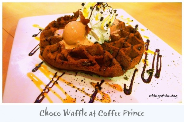 Choco Waffle at Coffee Prince