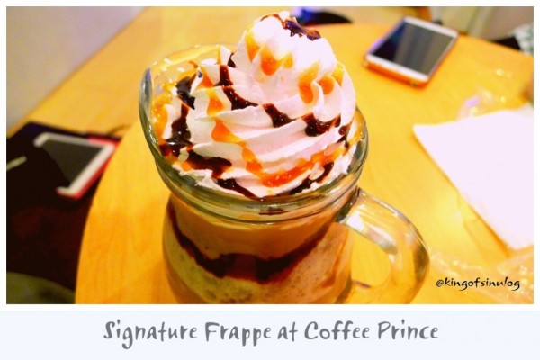 Signature Frappe at Coffee Prince