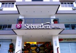 Facade of Sebastien Hotel in Mactan