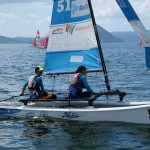 One of the Participating team at the Philippine Hobie National Championships