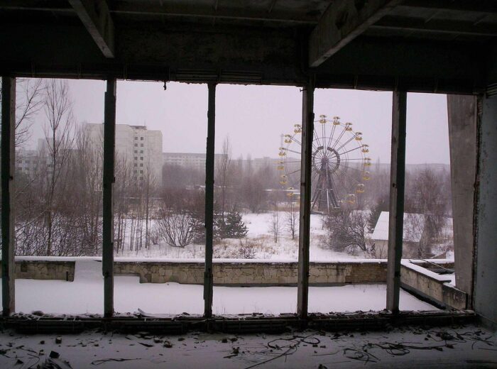 Abandoned Pripyat City in Ukraine