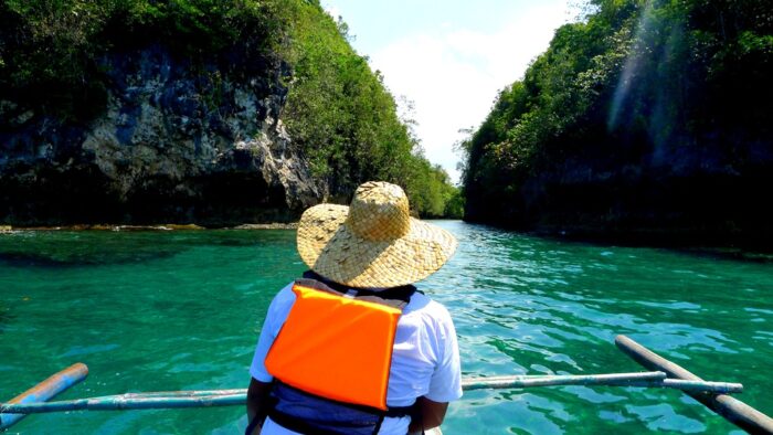 Facing the Bojo River Mouth
