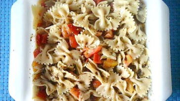 Farfalle with Tomatoes and Pesto Pasta