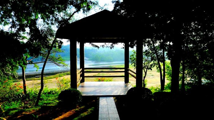 Gazebo with panoramic view