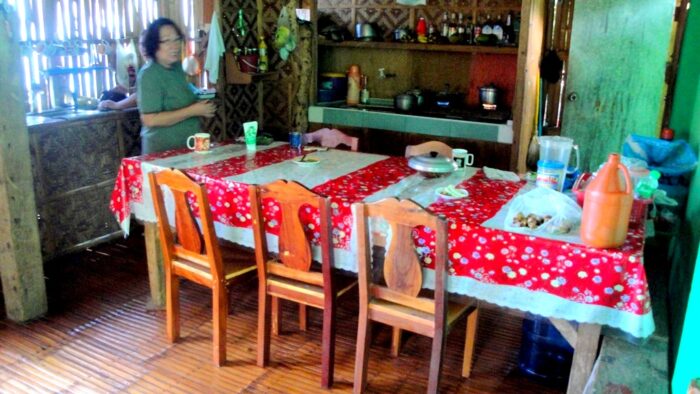 Kitchen and dining area