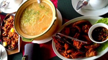 Sizzling Sisig at 120, Lomi at 80 and Buttered Chicken at 200