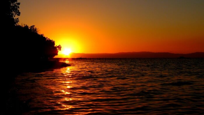 Sunset over Tanon Strait
