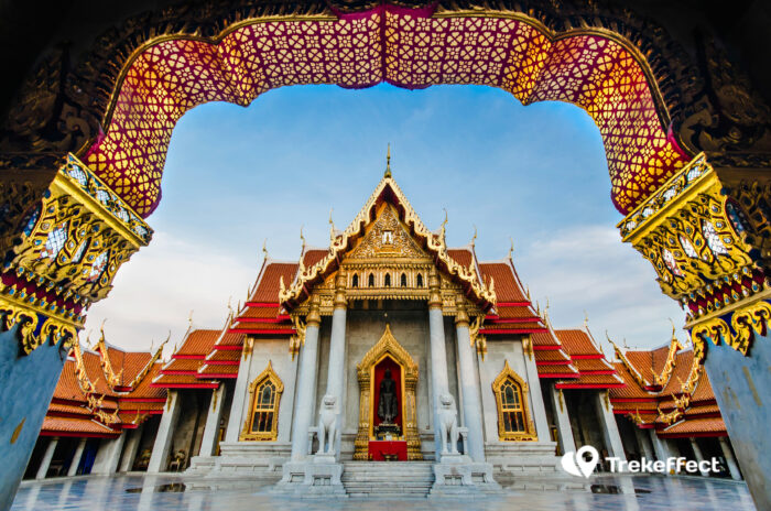 Thailand Temple (Wat Benchamabophit), Bangkok, Thailand