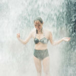 Water therapy in Tangadan Falls
