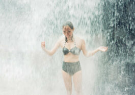 Water therapy in Tangadan Falls