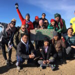 Climb a mountain, win some friends! Going up the clouds in style.