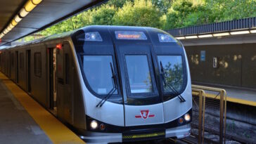 New Toronto Rocket Subway Train