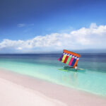 Pink Beach in Sta Cruz Island