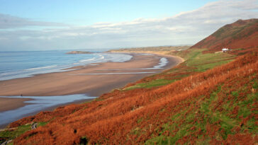 Rhossili Bay in Autumn