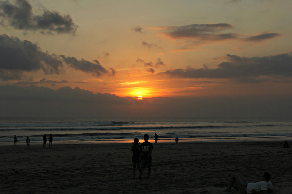 Sunset from Seminyak Beach