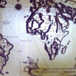 World map where cacao is grown