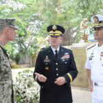 Capt. James Meyer (Balikatan), BGen. Steve Beach, Vice Admiral Lopez