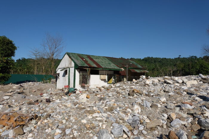 This used to be a two storey building