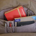 Usefull and Safe compartments for your travel documents and even wallet
