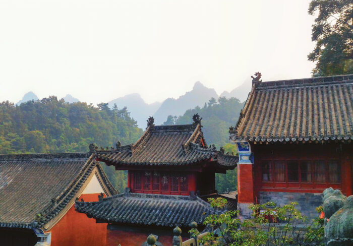 mountains surround the whole place
