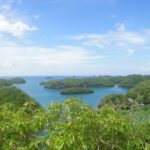A view of the Hundred Islands from the viewpoint at Governor's Island
