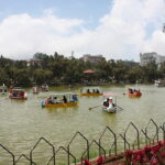 Manmade lake in Burnham Park Baguio where visitors do boating