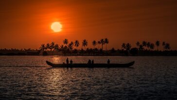 Sunset in Kerala