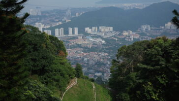 View from Penang Hill View Deck