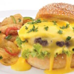 Eggs Benedict Burger